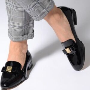 Black Patent Leather Loafers | Size 7 | Michael Kors